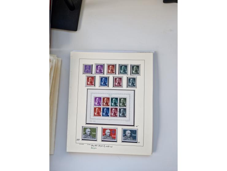 Portugal and Azores/Madeira: 1924/2021, unused and mint never hinged collection including souvenir sheets and booklets on the