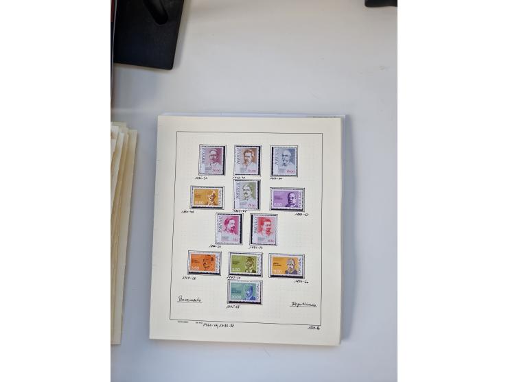 Portugal and Azores/Madeira: 1924/2021, unused and mint never hinged collection including souvenir sheets and booklets on the