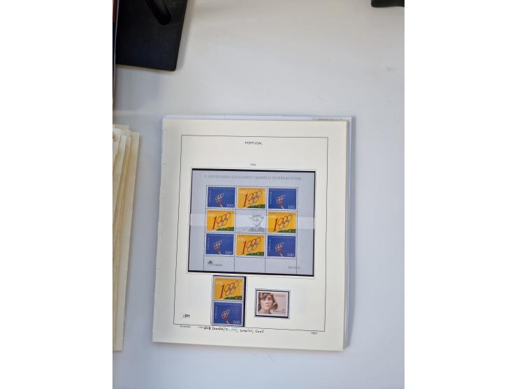 Portugal and Azores/Madeira: 1924/2021, unused and mint never hinged collection including souvenir sheets and booklets on the