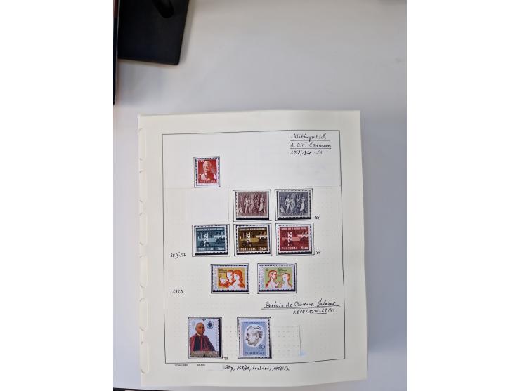 Portugal and Azores/Madeira: 1924/2021, unused and mint never hinged collection including souvenir sheets and booklets on the