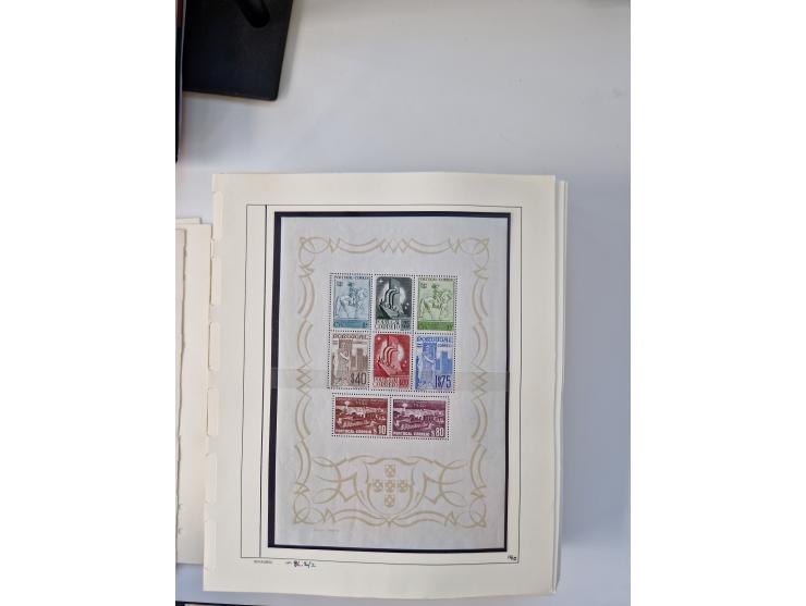Portugal and Azores/Madeira: 1924/2021, unused and mint never hinged collection including souvenir sheets and booklets on the