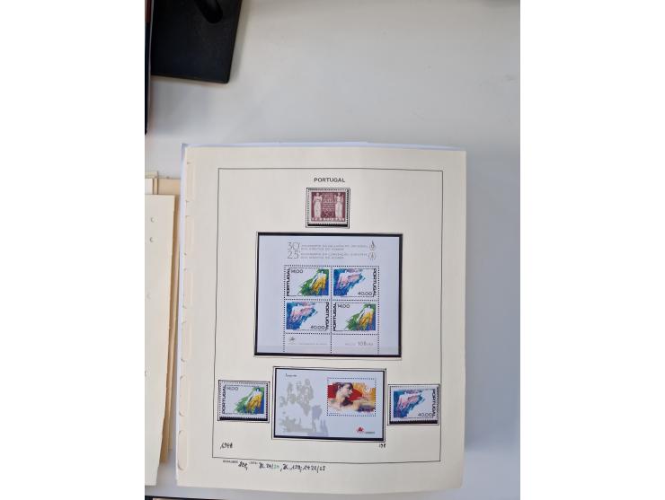 Portugal and Azores/Madeira: 1924/2021, unused and mint never hinged collection including souvenir sheets and booklets on the