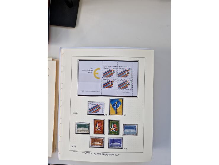 Portugal and Azores/Madeira: 1924/2021, unused and mint never hinged collection including souvenir sheets and booklets on the