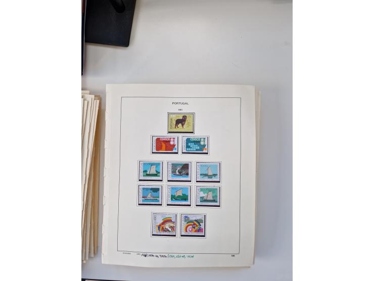 Portugal and Azores/Madeira: 1924/2021, unused and mint never hinged collection including souvenir sheets and booklets on the