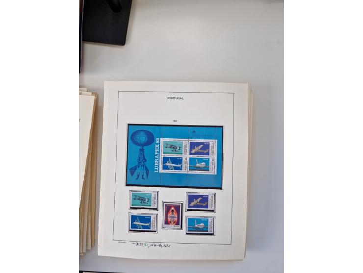 Portugal and Azores/Madeira: 1924/2021, unused and mint never hinged collection including souvenir sheets and booklets on the