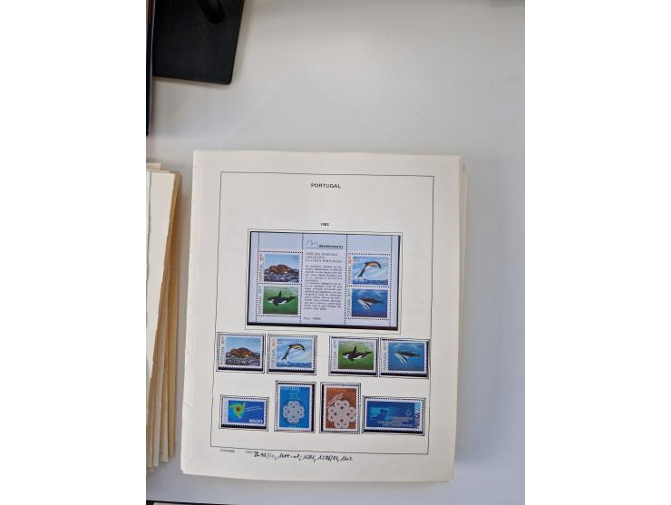 Portugal and Azores/Madeira: 1924/2021, unused and mint never hinged collection including souvenir sheets and booklets on the