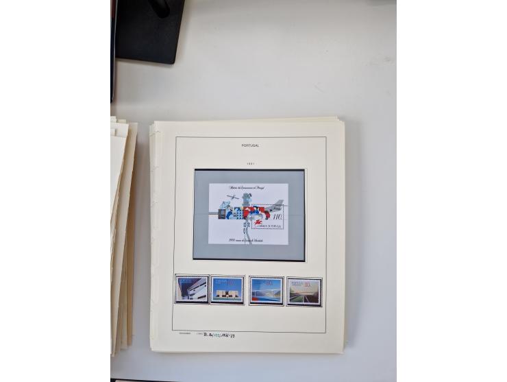 Portugal and Azores/Madeira: 1924/2021, unused and mint never hinged collection including souvenir sheets and booklets on the