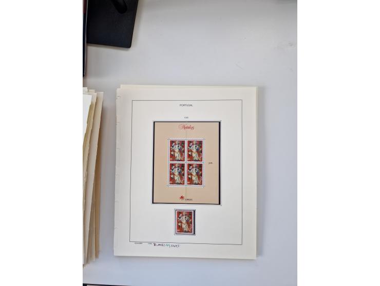 Portugal and Azores/Madeira: 1924/2021, unused and mint never hinged collection including souvenir sheets and booklets on the