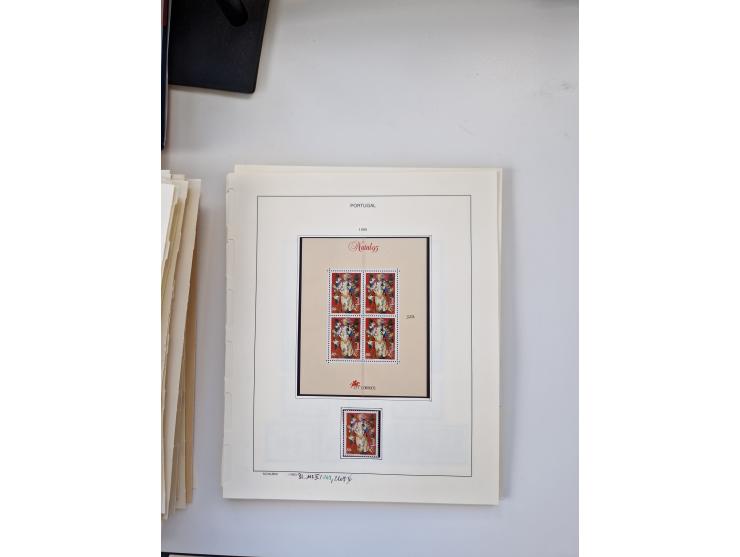 Portugal and Azores/Madeira: 1924/2021, unused and mint never hinged collection including souvenir sheets and booklets on the