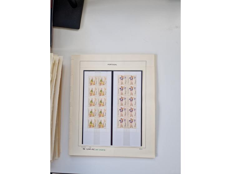 Portugal and Azores/Madeira: 1924/2021, unused and mint never hinged collection including souvenir sheets and booklets on the