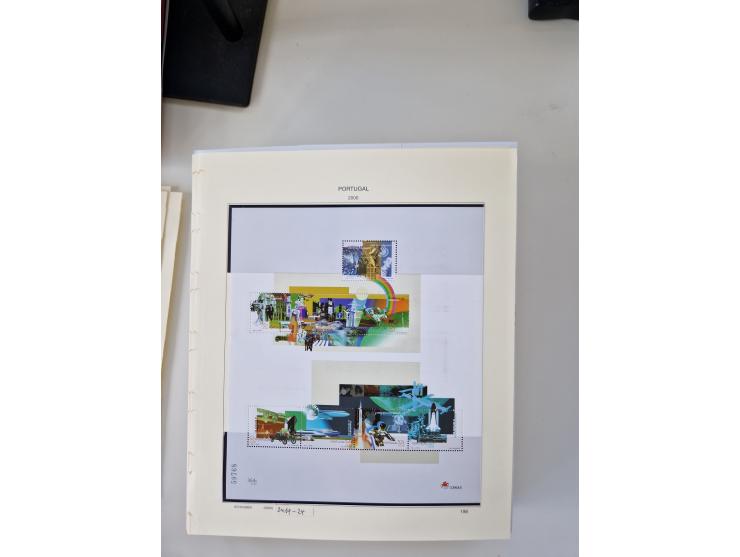 Portugal and Azores/Madeira: 1924/2021, unused and mint never hinged collection including souvenir sheets and booklets on the