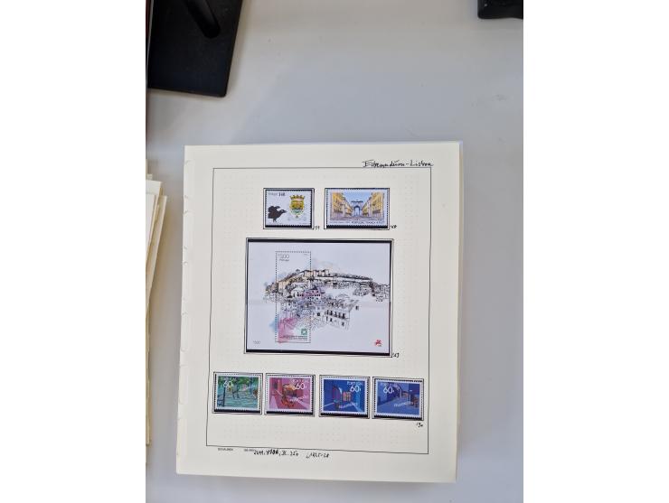 Portugal and Azores/Madeira: 1924/2021, unused and mint never hinged collection including souvenir sheets and booklets on the