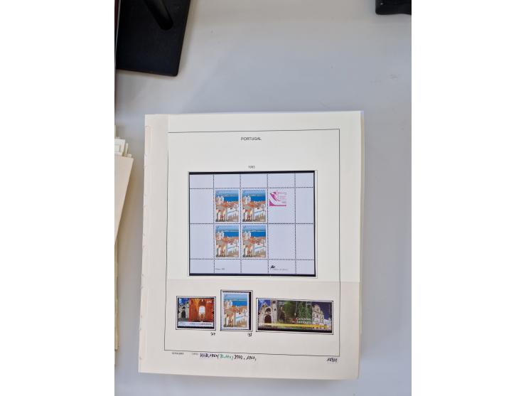 Portugal and Azores/Madeira: 1924/2021, unused and mint never hinged collection including souvenir sheets and booklets on the