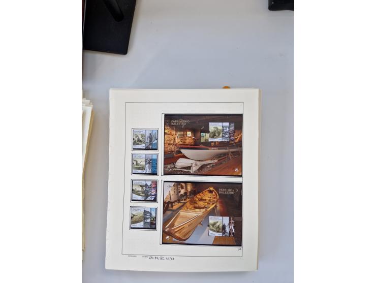 Portugal and Azores/Madeira: 1924/2021, unused and mint never hinged collection including souvenir sheets and booklets on the