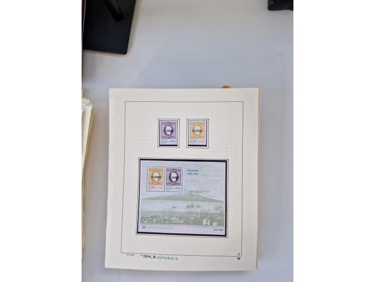 Portugal and Azores/Madeira: 1924/2021, unused and mint never hinged collection including souvenir sheets and booklets on the