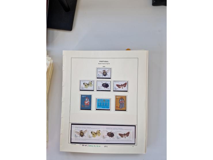 Portugal and Azores/Madeira: 1924/2021, unused and mint never hinged collection including souvenir sheets and booklets on the