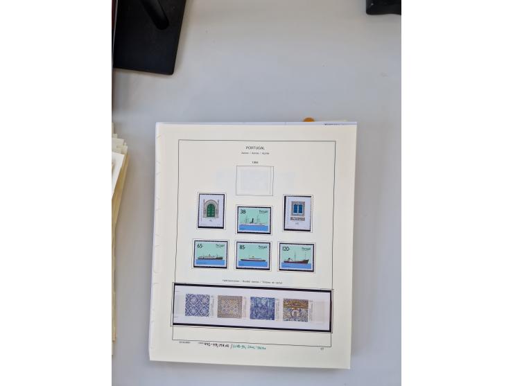 Portugal and Azores/Madeira: 1924/2021, unused and mint never hinged collection including souvenir sheets and booklets on the