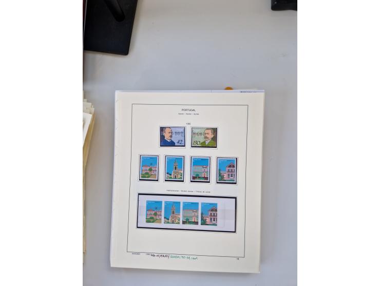 Portugal and Azores/Madeira: 1924/2021, unused and mint never hinged collection including souvenir sheets and booklets on the