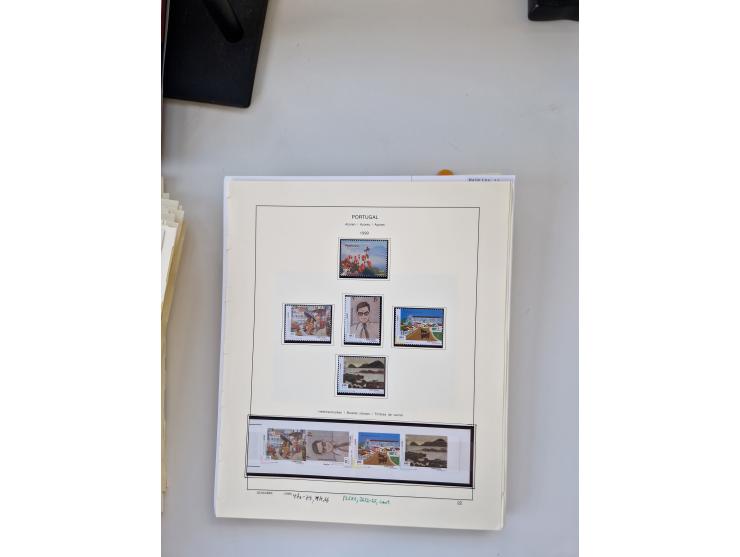 Portugal and Azores/Madeira: 1924/2021, unused and mint never hinged collection including souvenir sheets and booklets on the