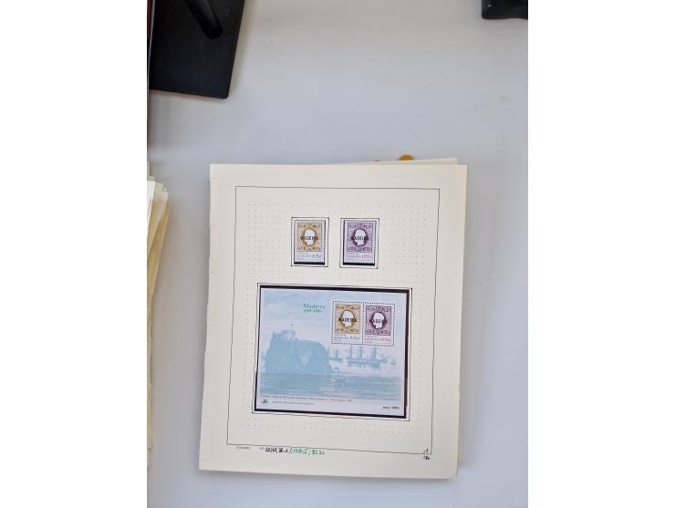 Portugal and Azores/Madeira: 1924/2021, unused and mint never hinged collection including souvenir sheets and booklets on the