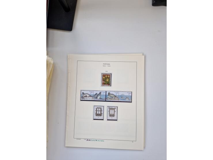 Portugal and Azores/Madeira: 1924/2021, unused and mint never hinged collection including souvenir sheets and booklets on the