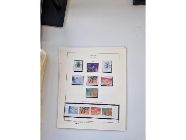 Portugal and Azores/Madeira: 1924/2021, unused and mint never hinged collection including souvenir sheets and booklets on the