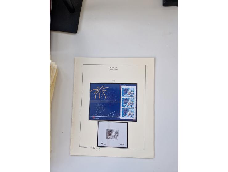 Portugal and Azores/Madeira: 1924/2021, unused and mint never hinged collection including souvenir sheets and booklets on the