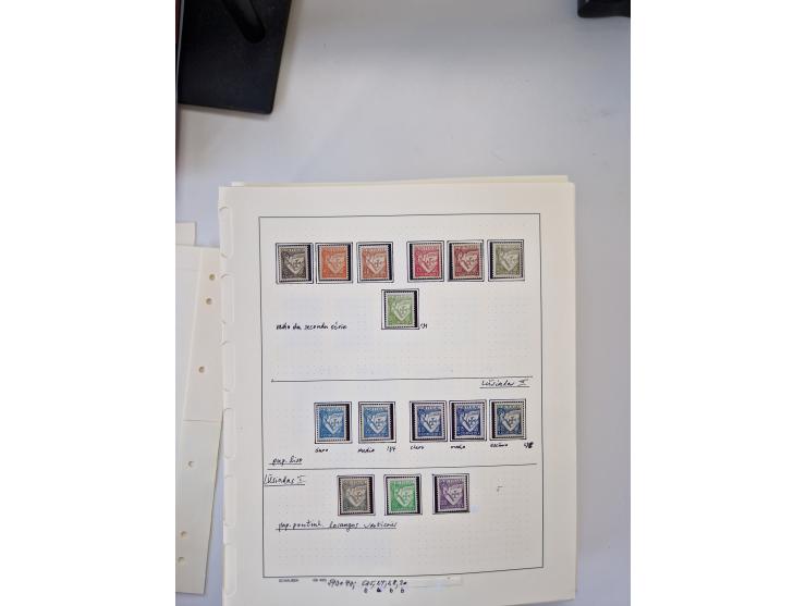 Portugal and Azores/Madeira: 1924/2021, unused and mint never hinged collection including souvenir sheets and booklets on the