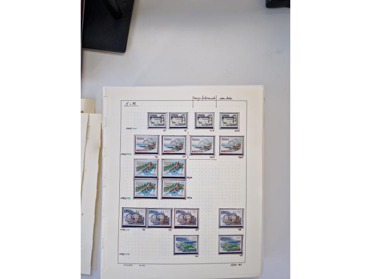 Portugal and Azores/Madeira: 1924/2021, unused and mint never hinged collection including souvenir sheets and booklets on the