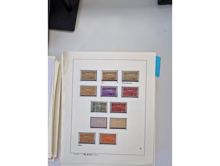 Portugal and Azores/Madeira: 1924/2021, unused and mint never hinged collection including souvenir sheets and booklets on the