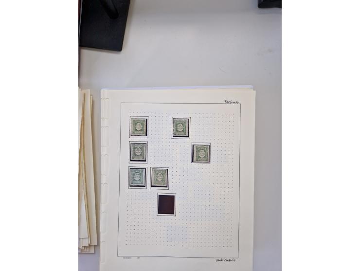 Portugal and Azores/Madeira: 1924/2021, unused and mint never hinged collection including souvenir sheets and booklets on the