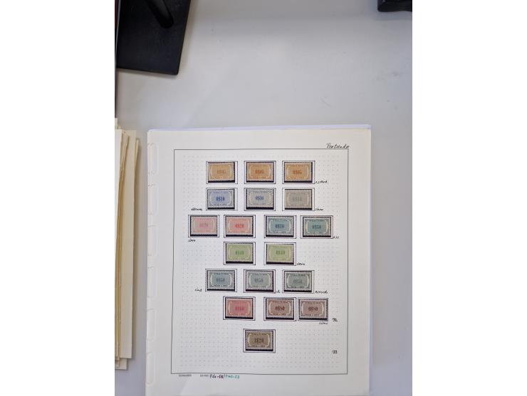Portugal and Azores/Madeira: 1924/2021, unused and mint never hinged collection including souvenir sheets and booklets on the