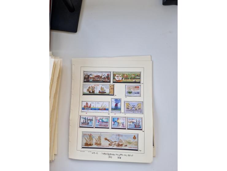 Portugal and Azores/Madeira: 1924/2021, unused and mint never hinged collection including souvenir sheets and booklets on the