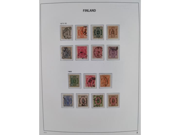 1856/1963, mint never hinged/unused and mostly used collection, including parcel and military stamps, Karelia and Ost Karelia