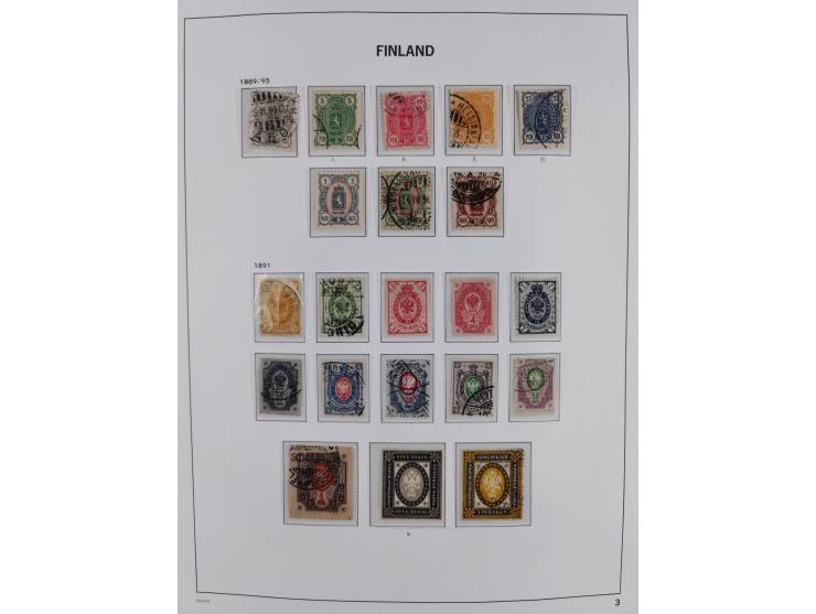 1856/1963, mint never hinged/unused and mostly used collection, including parcel and military stamps, Karelia and Ost Karelia