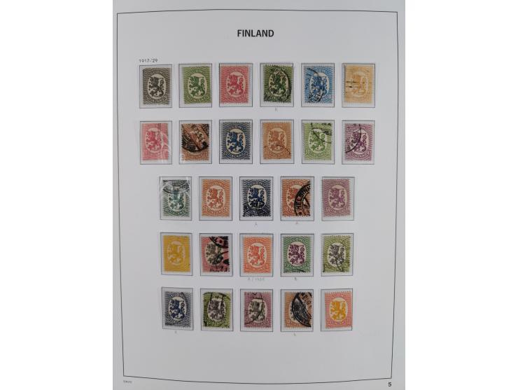 1856/1963, mint never hinged/unused and mostly used collection, including parcel and military stamps, Karelia and Ost Karelia