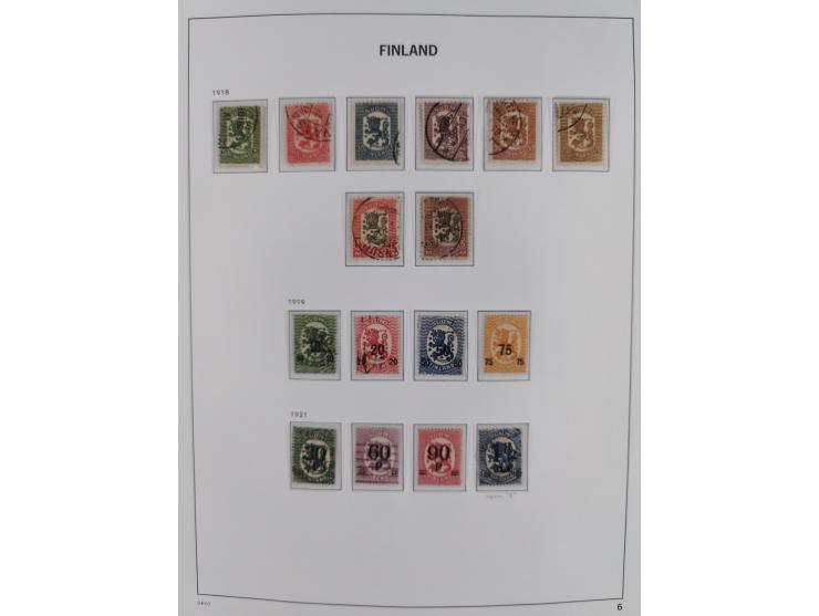 1856/1963, mint never hinged/unused and mostly used collection, including parcel and military stamps, Karelia and Ost Karelia