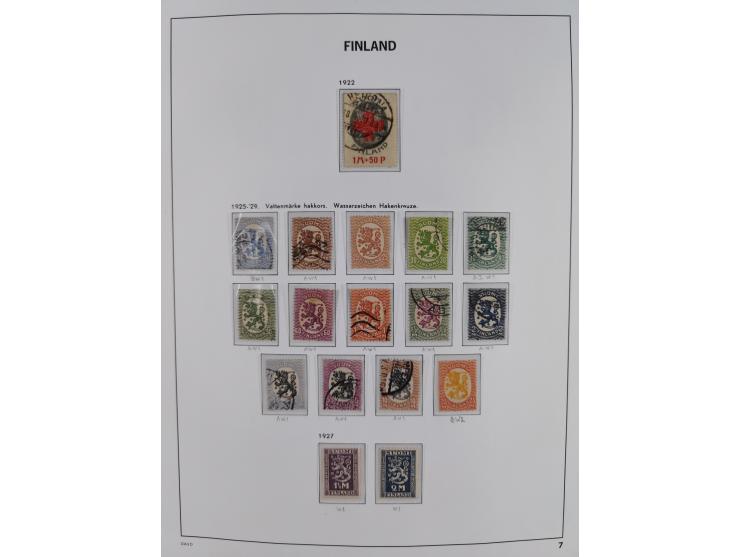 1856/1963, mint never hinged/unused and mostly used collection, including parcel and military stamps, Karelia and Ost Karelia