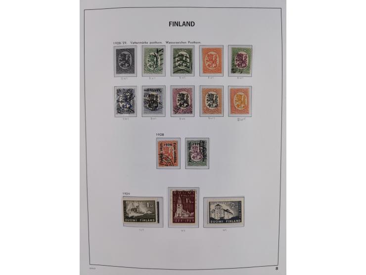 1856/1963, mint never hinged/unused and mostly used collection, including parcel and military stamps, Karelia and Ost Karelia