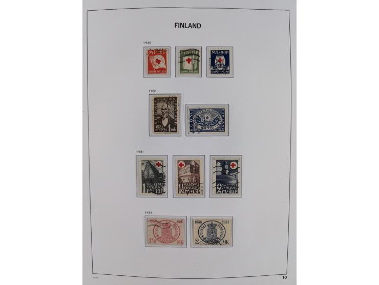 1856/1963, mint never hinged/unused and mostly used collection, including parcel and military stamps, Karelia and Ost Karelia