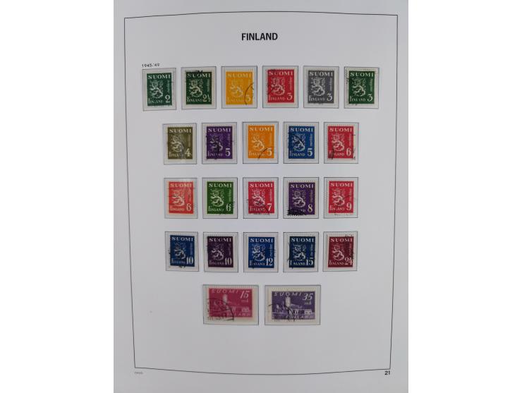 1856/1963, mint never hinged/unused and mostly used collection, including parcel and military stamps, Karelia and Ost Karelia