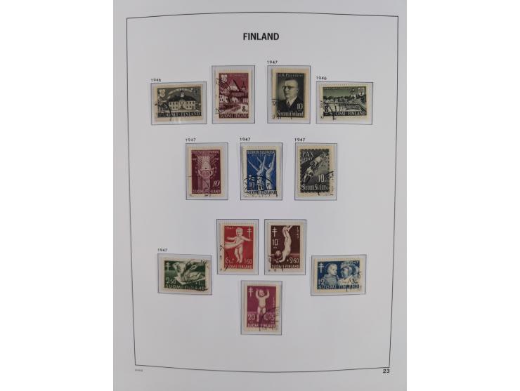 1856/1963, mint never hinged/unused and mostly used collection, including parcel and military stamps, Karelia and Ost Karelia