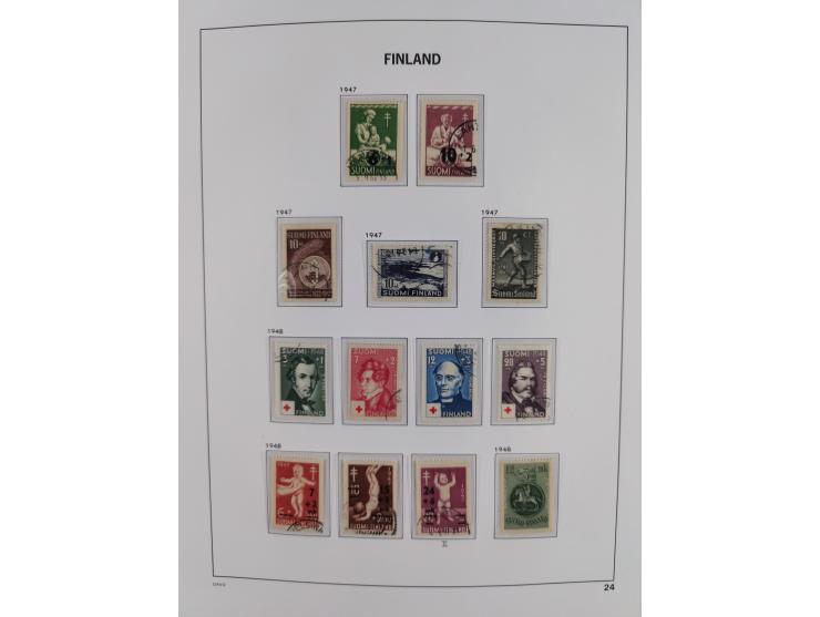 1856/1963, mint never hinged/unused and mostly used collection, including parcel and military stamps, Karelia and Ost Karelia