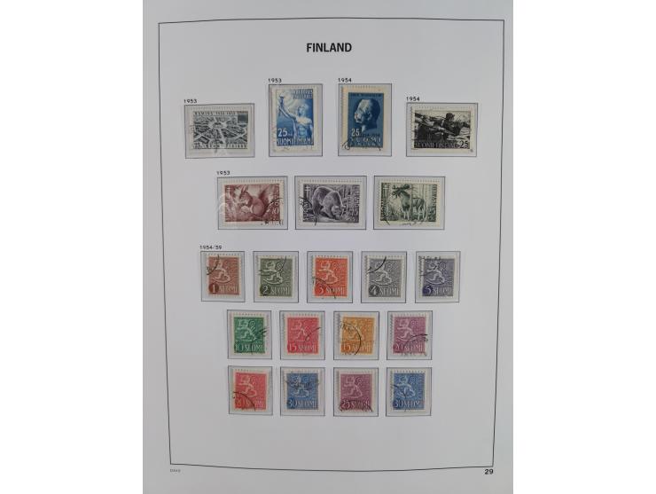 1856/1963, mint never hinged/unused and mostly used collection, including parcel and military stamps, Karelia and Ost Karelia