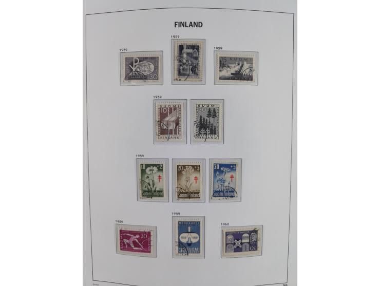 1856/1963, mint never hinged/unused and mostly used collection, including parcel and military stamps, Karelia and Ost Karelia