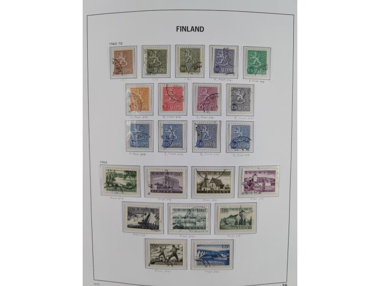 1856/1963, mint never hinged/unused and mostly used collection, including parcel and military stamps, Karelia and Ost Karelia