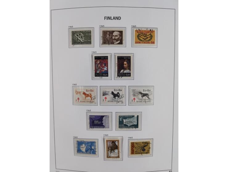 1856/1963, mint never hinged/unused and mostly used collection, including parcel and military stamps, Karelia and Ost Karelia