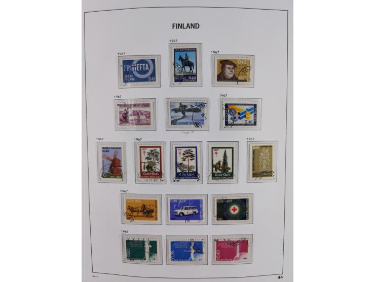 1856/1963, mint never hinged/unused and mostly used collection, including parcel and military stamps, Karelia and Ost Karelia