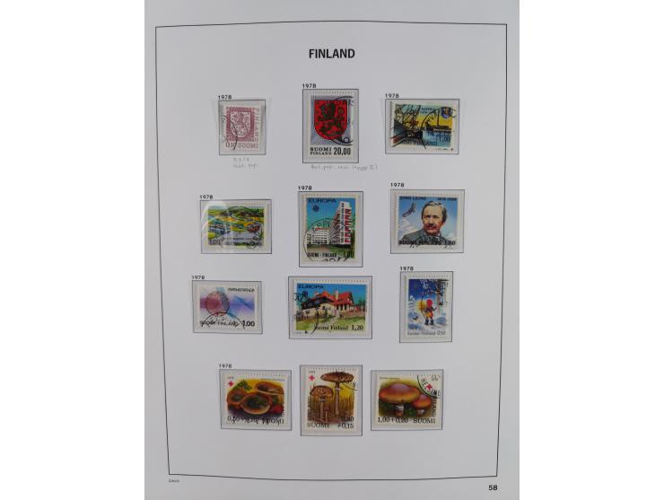 1856/1963, mint never hinged/unused and mostly used collection, including parcel and military stamps, Karelia and Ost Karelia