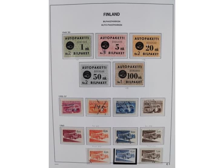 1856/1963, mint never hinged/unused and mostly used collection, including parcel and military stamps, Karelia and Ost Karelia